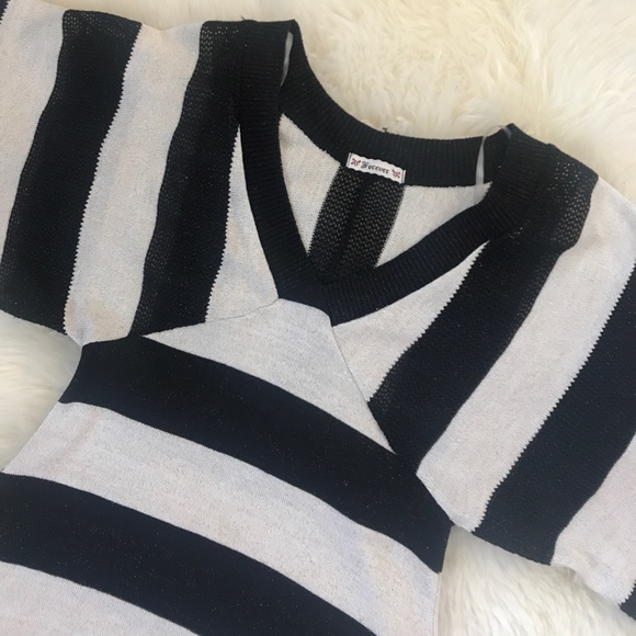 NWOT Striped Sparkly Sweater dress - Picture 4 of 8