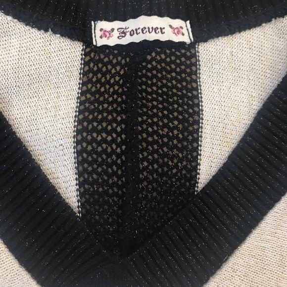 NWOT Striped Sparkly Sweater dress - Picture 5 of 8