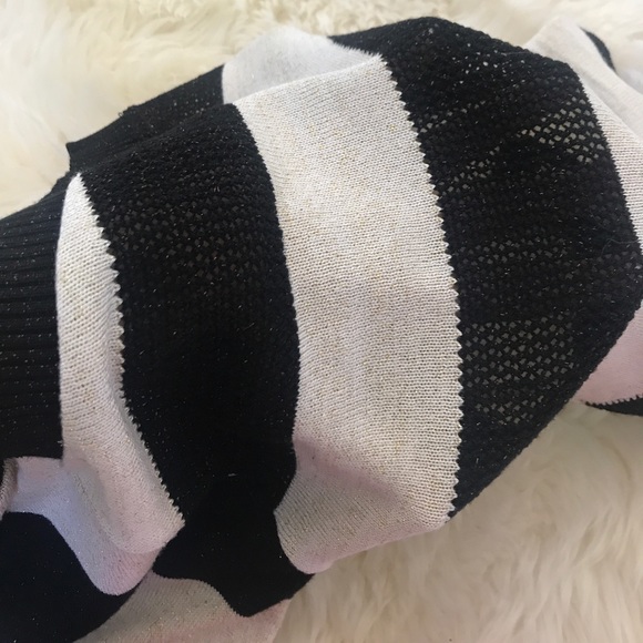 NWOT Striped Sparkly Sweater dress - Picture 6 of 8