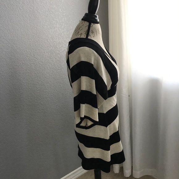 NWOT Striped Sparkly Sweater dress - Picture 2 of 8