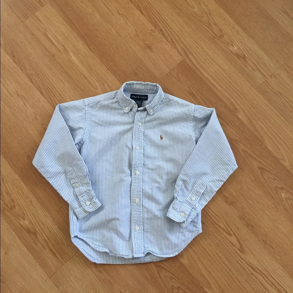 Little boys' Ralph Lauren button down shirt.