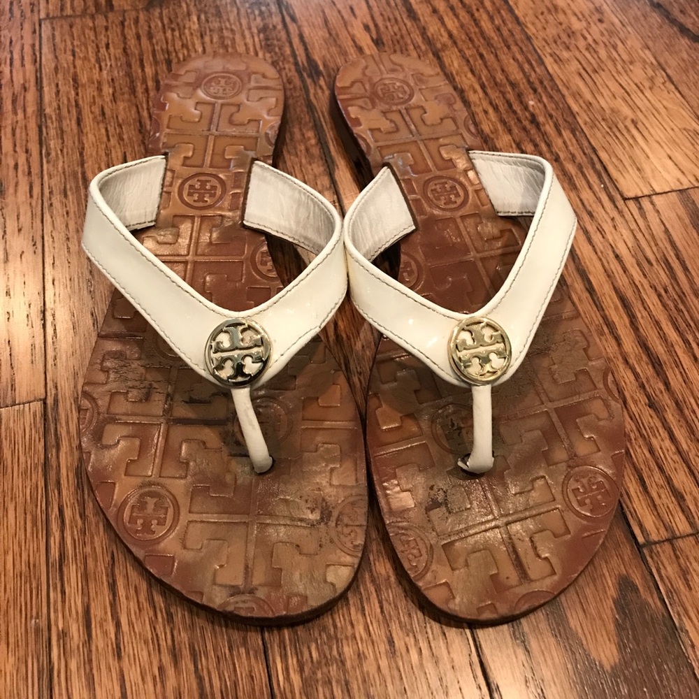 Tory burch sandals. Used but has lots of life left