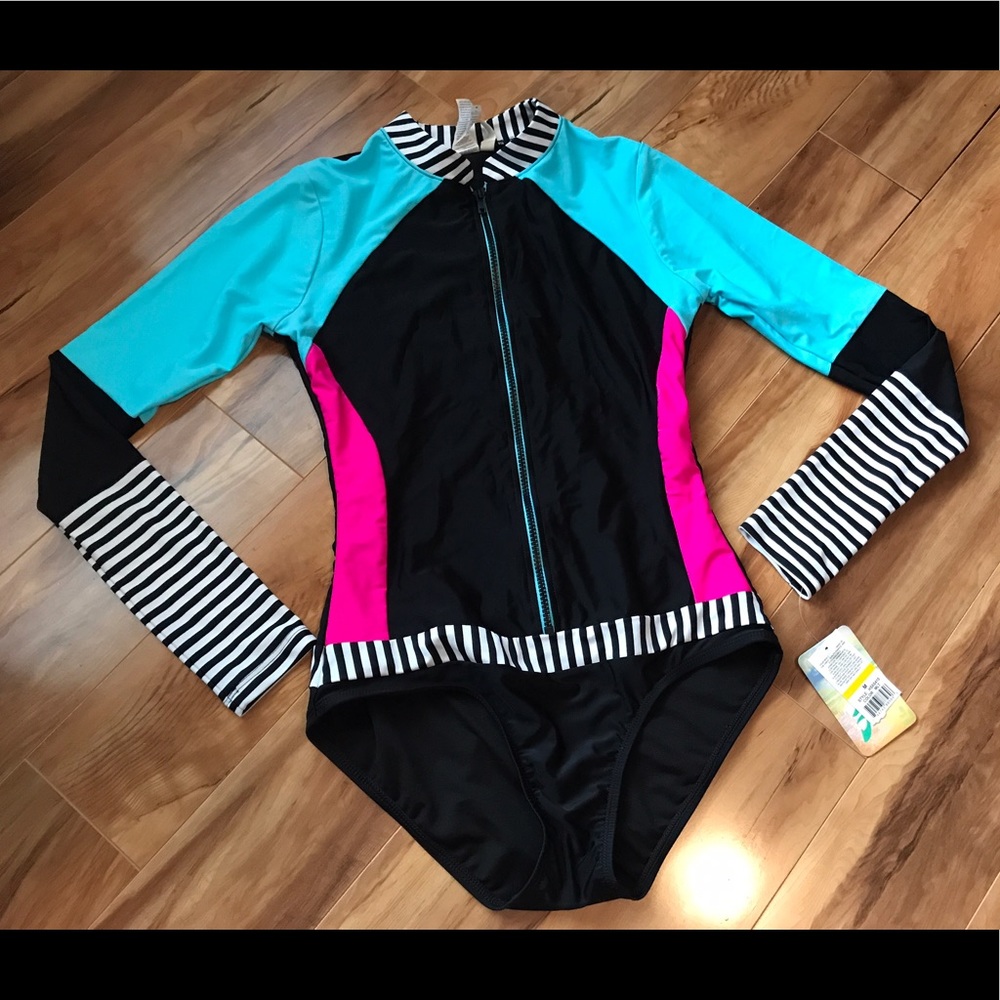 RETRO Hobie long sleeve swimsuit