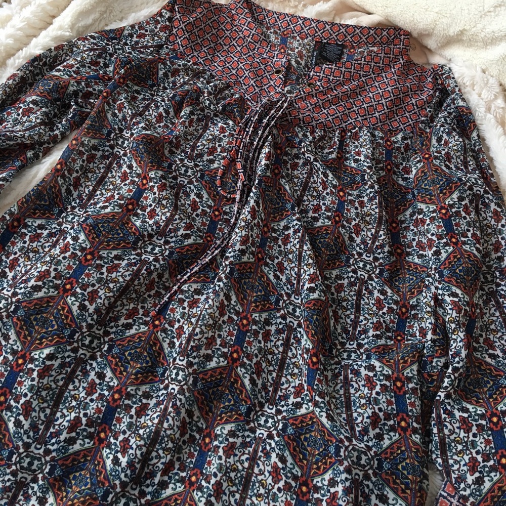 Sheer Fire LA blouse