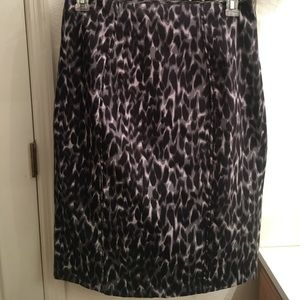 Worthington animal print pencil skirt