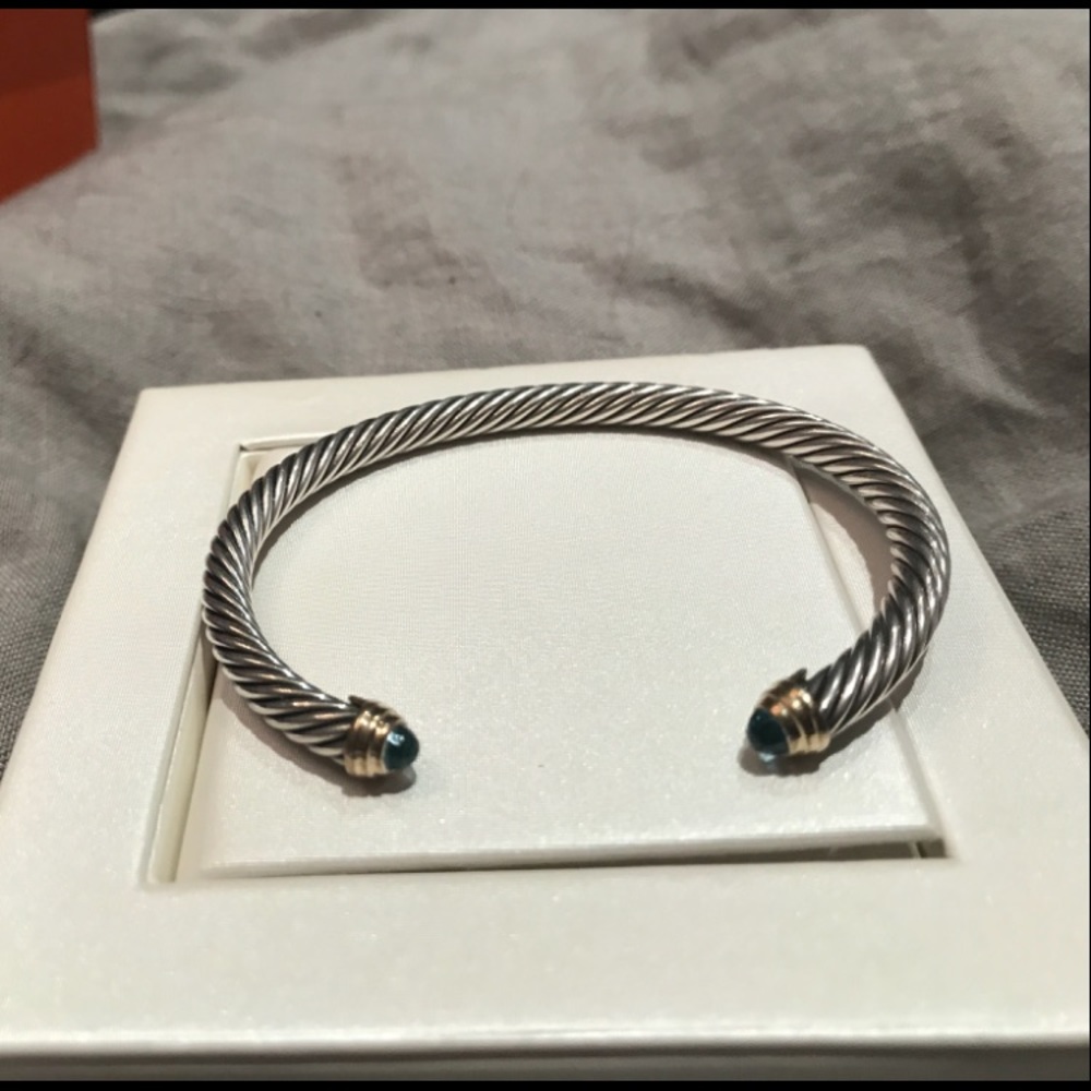 David yurman classic cable with topaz