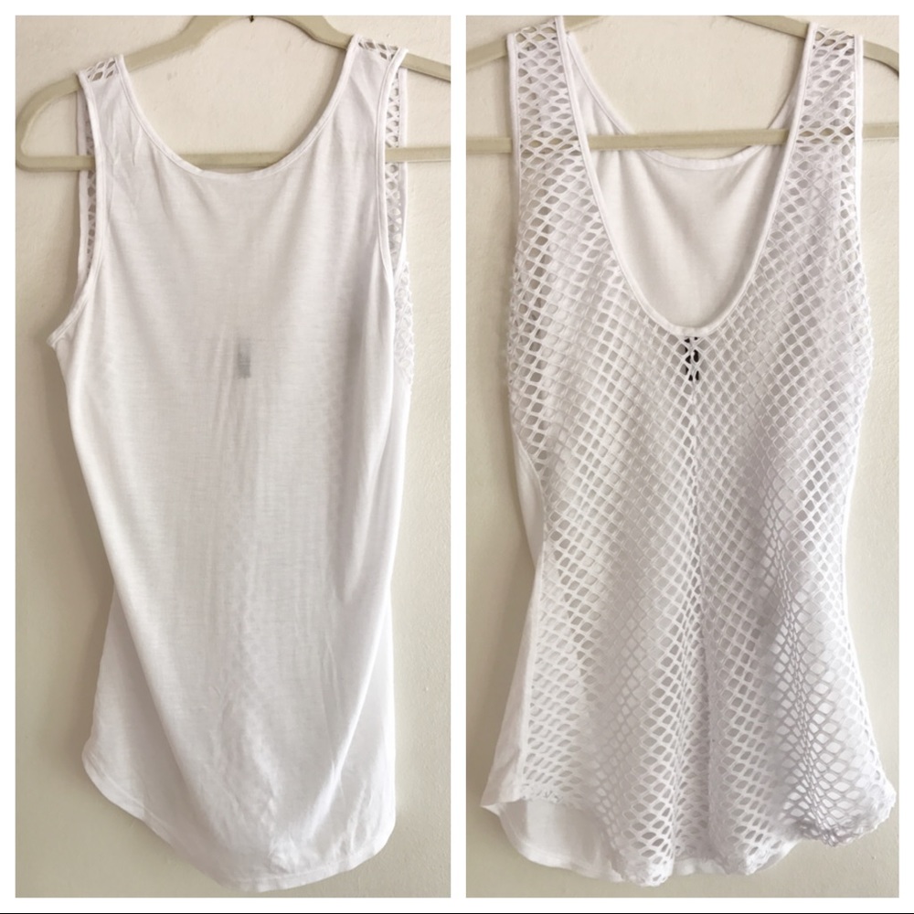 NWOT Riller and Fount Fishnet Tank