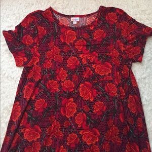 ✨NWOT LULAROE FLORAL CARLY DRESS✨