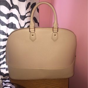 Oversized Cream Satchel
