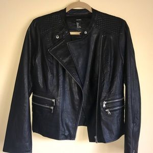 Black Leather Forever 21 Jacket