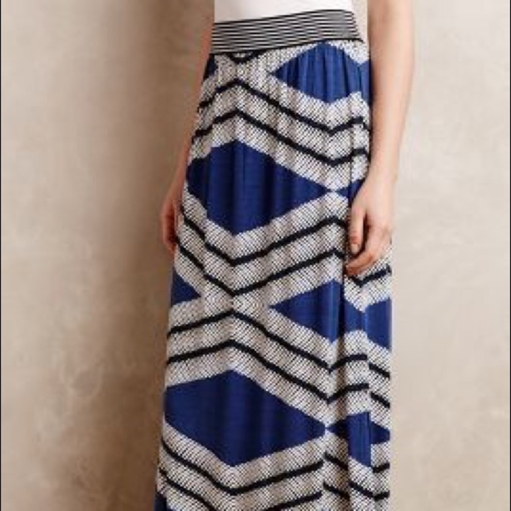 Anthropologie maxi skirt