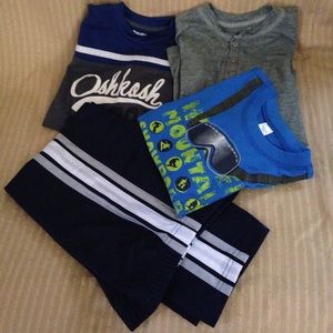 Boys Long-Sleeve T-shirts and Pants