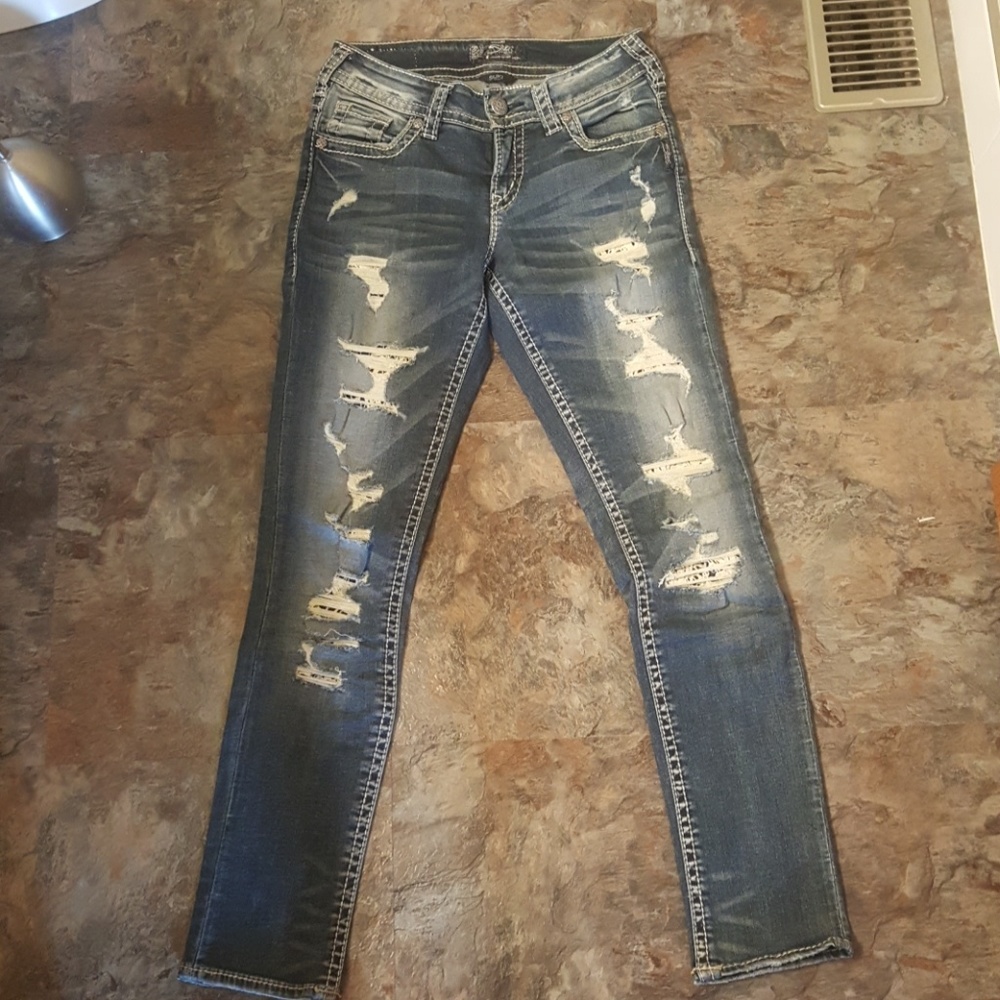 Silver Denim Suki fit skinny jeans