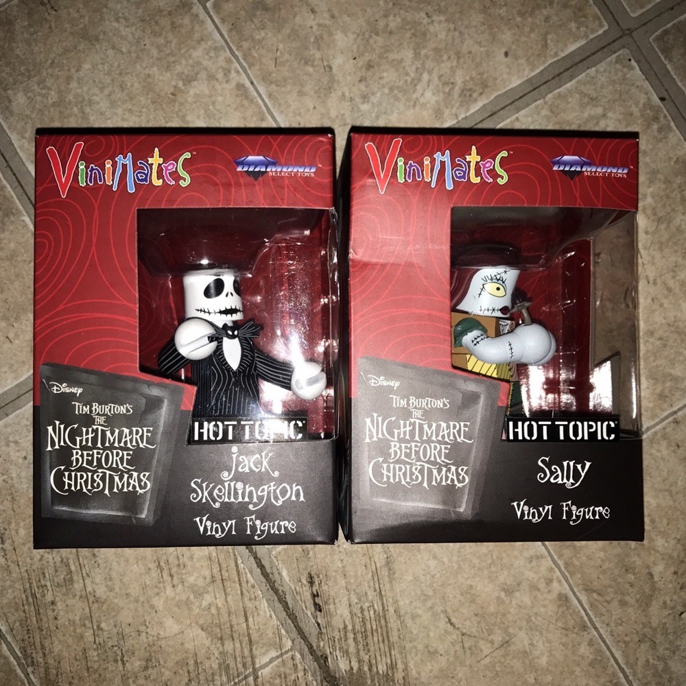 Nightmare Before Christmas Vinimates Jack +Sally
