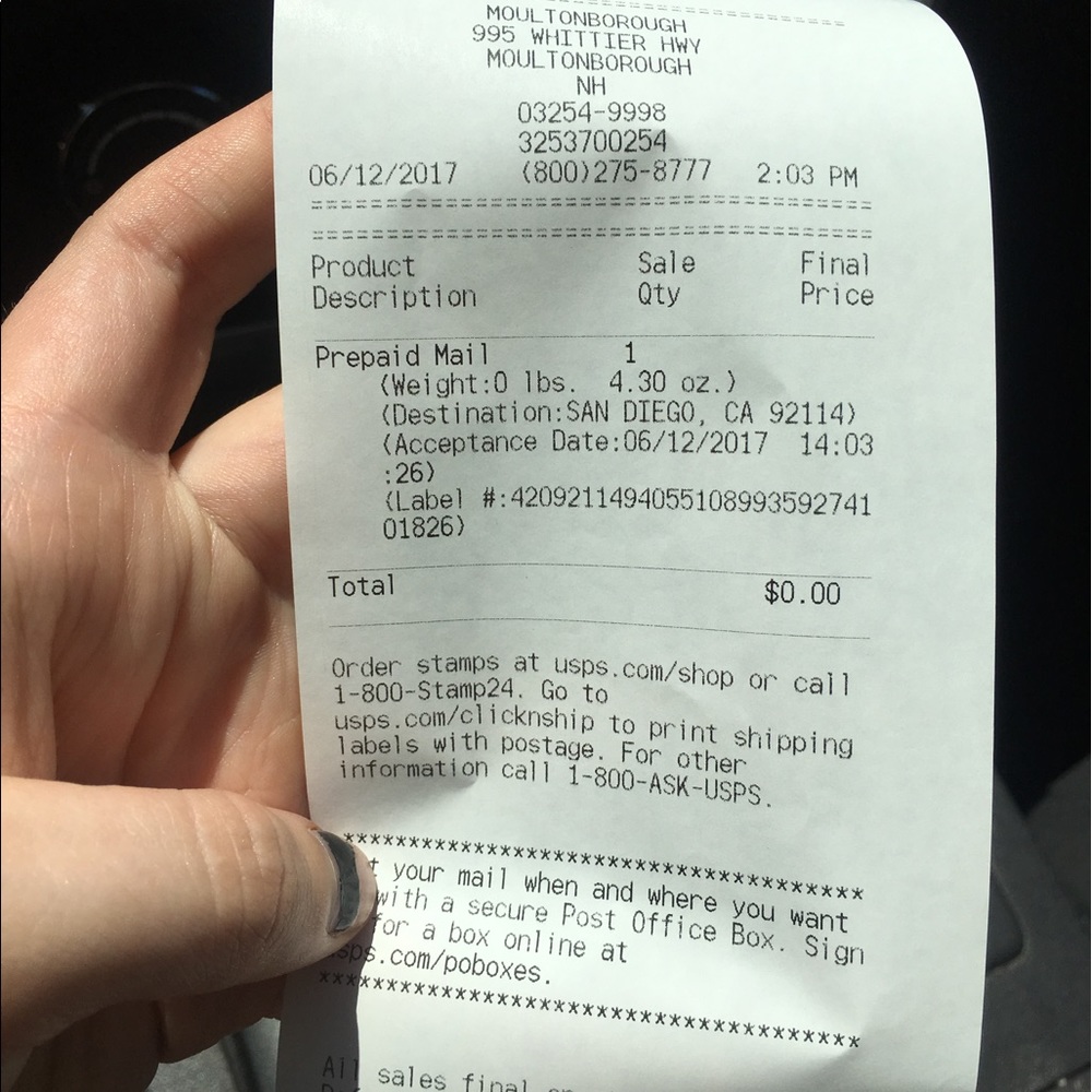 Shipping proof for @ajdaycare
