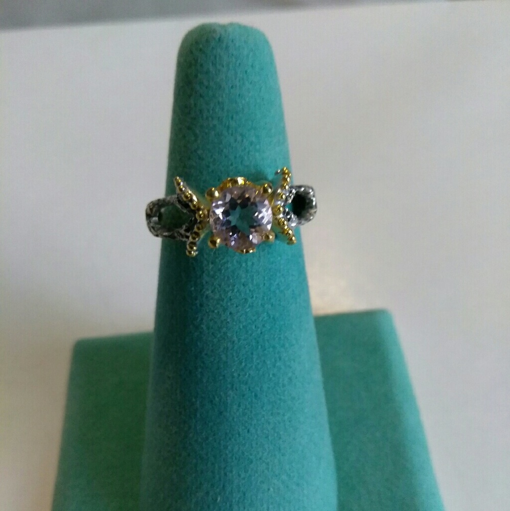 NWT Pink Amethyst Sterling Silver Ring