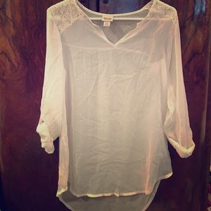 Mossimo Sheer tunic NWOT