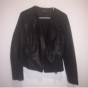 TopShop Moto Faux Leather Jacket!