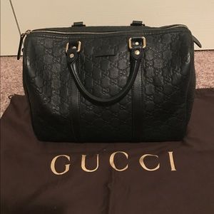 Gucci Leather Joy Boston Bag