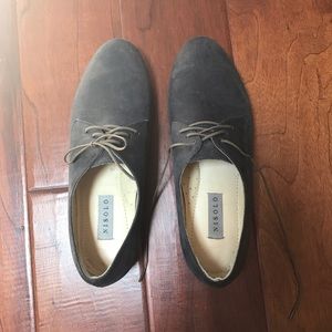 Nisolo slate gray nubuck oxford size 8.5