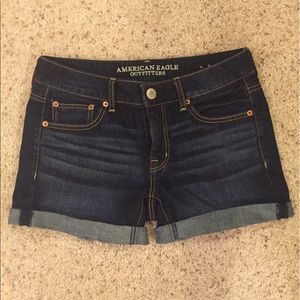American Eagle Midi Jean Shorts