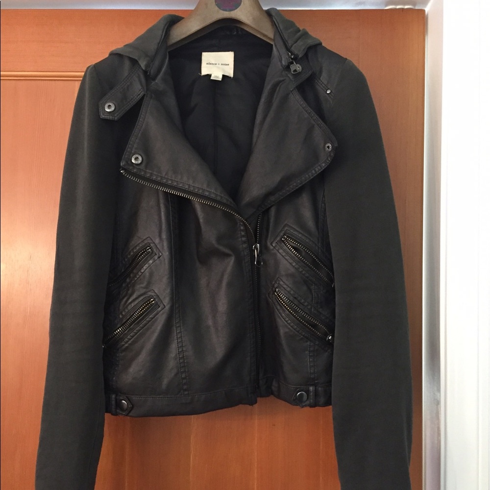 Vegan leather jacket