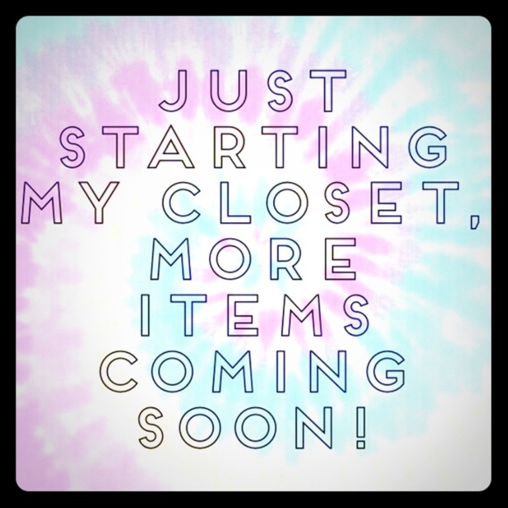 More closet items coming soon!