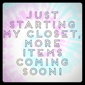 More closet items coming soon!