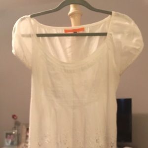 Adorable Cynthia Steffe white eyelet dress