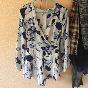 Dressy Floral Romper