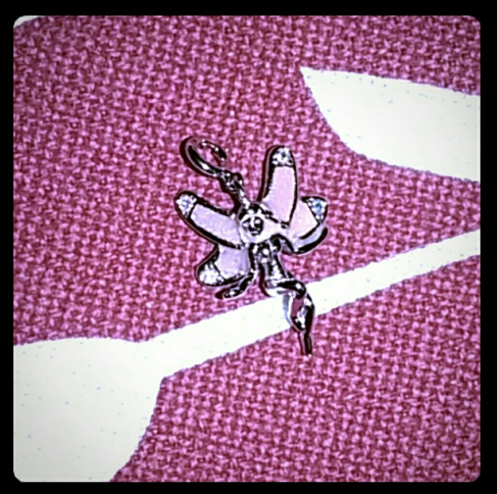 Sterling Fairy Charm 925 NWOT