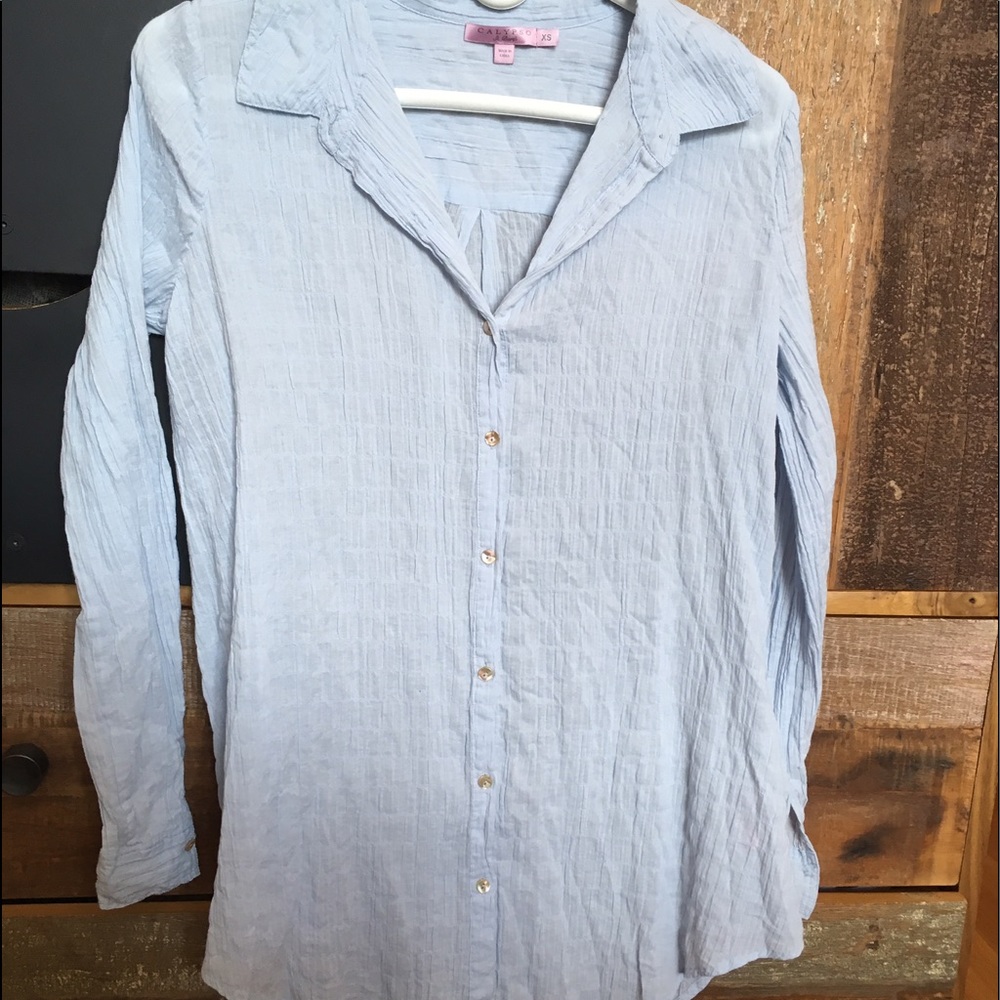 Calypso button down tunic.
