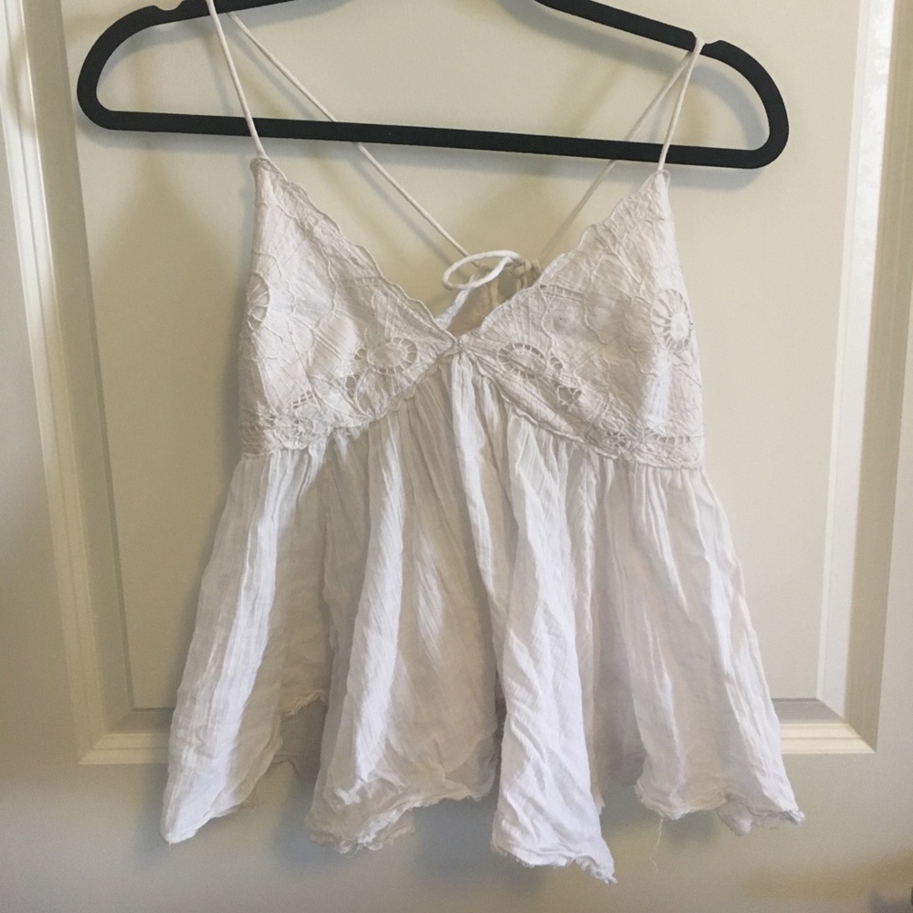 White tank top