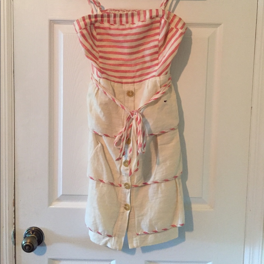 Anthropologie Candy Striper Dress