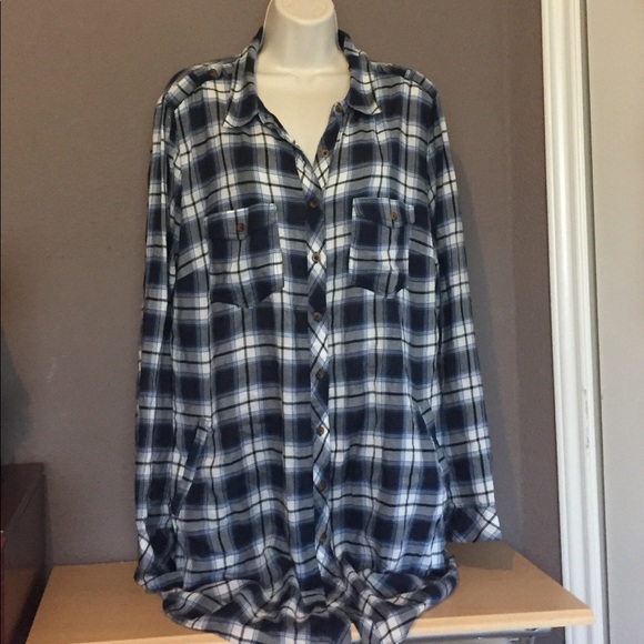 Forever 21 Tops - Plaid t-shirt dress