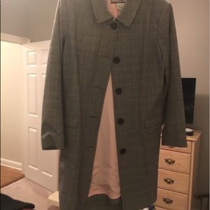 Grey pantsuit with long jacket