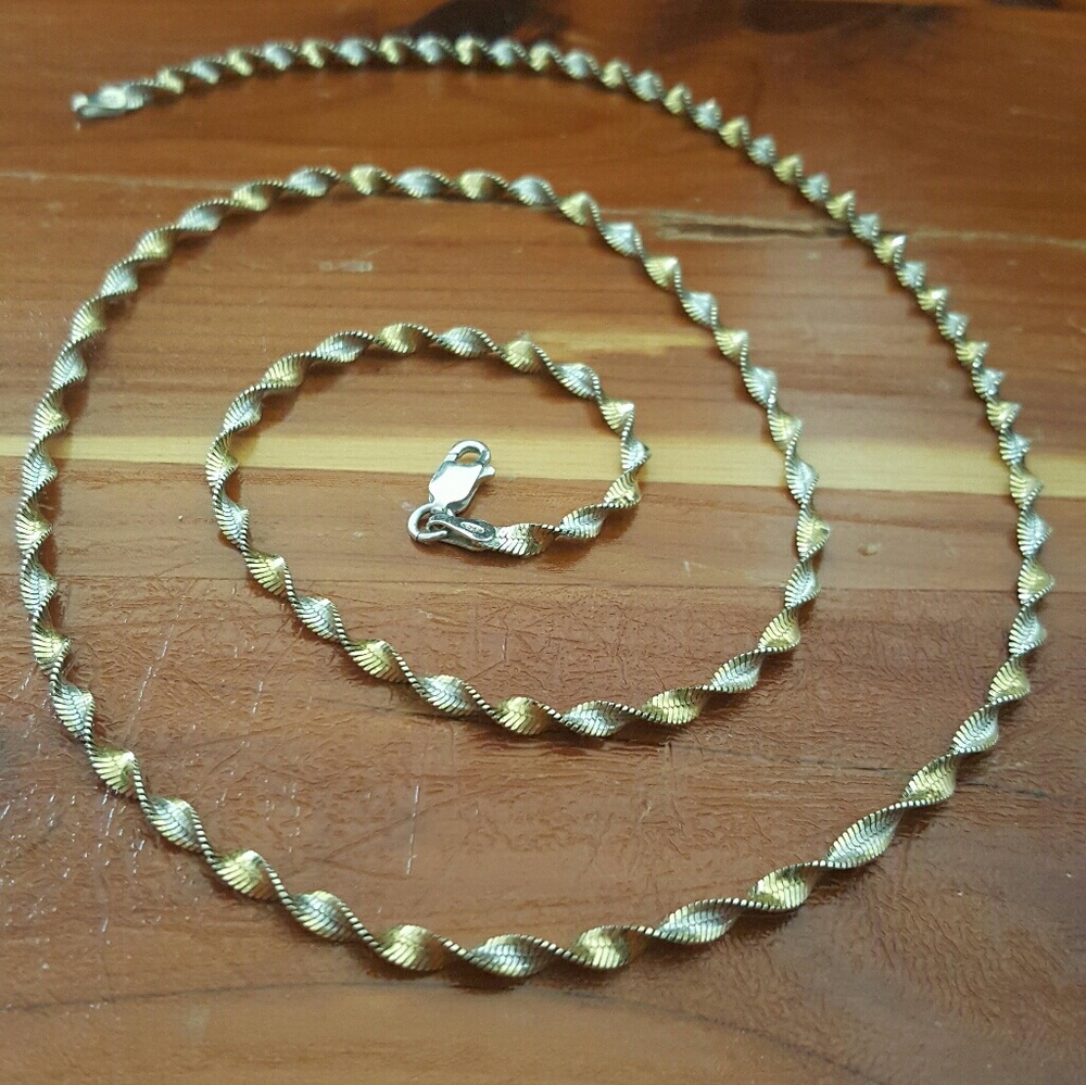 Gold plated necklace