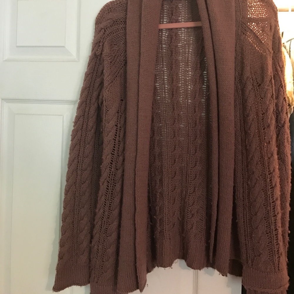 Banana Republic dark tan sweater. Size small.
