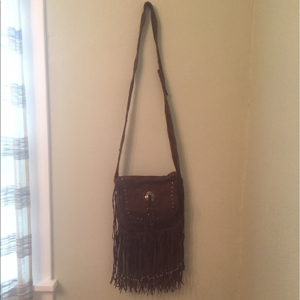 Kobler Fringe Boho Crossbody Bag Free People
