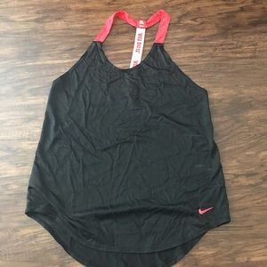 Black/red Nike tank