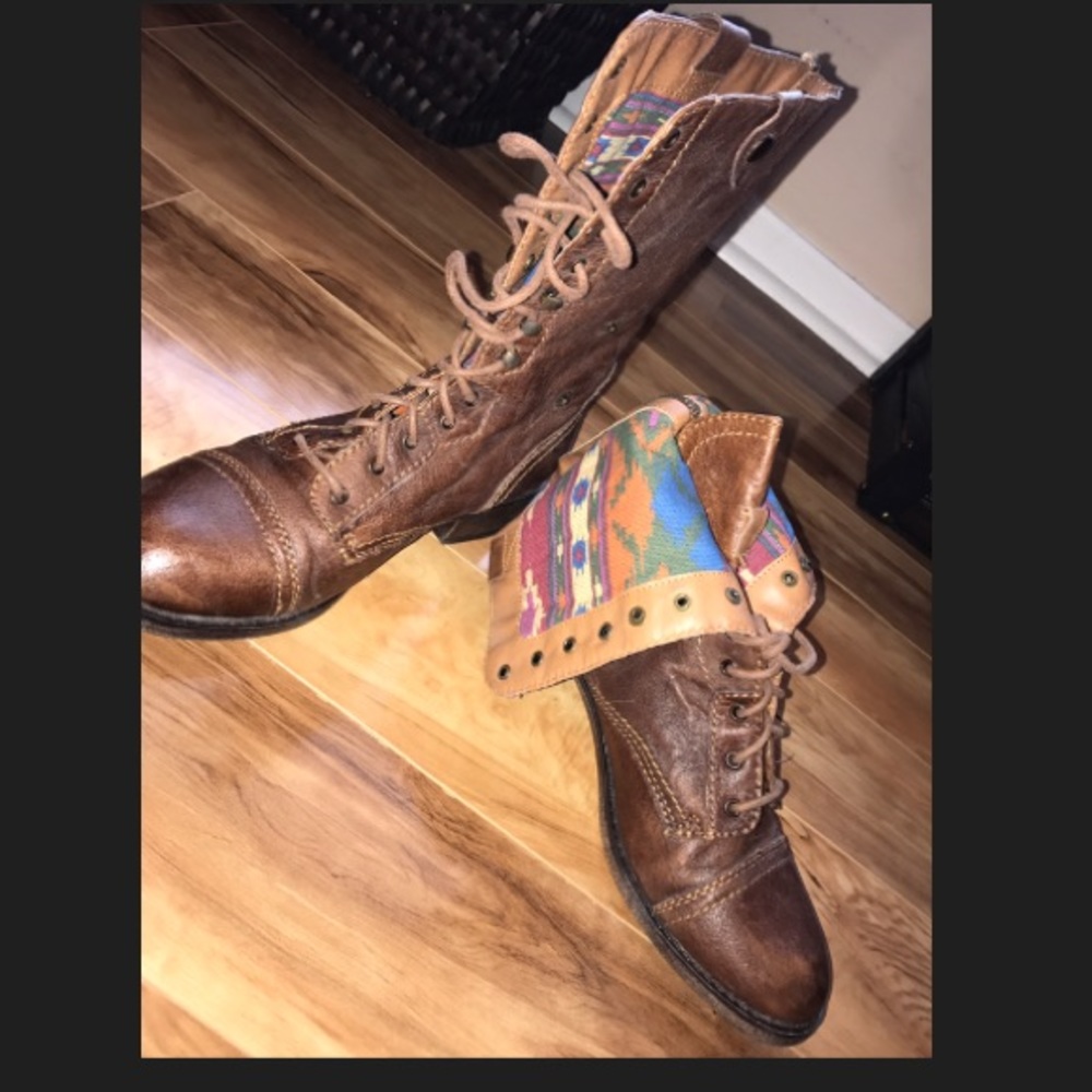 Steve Madden combat boots