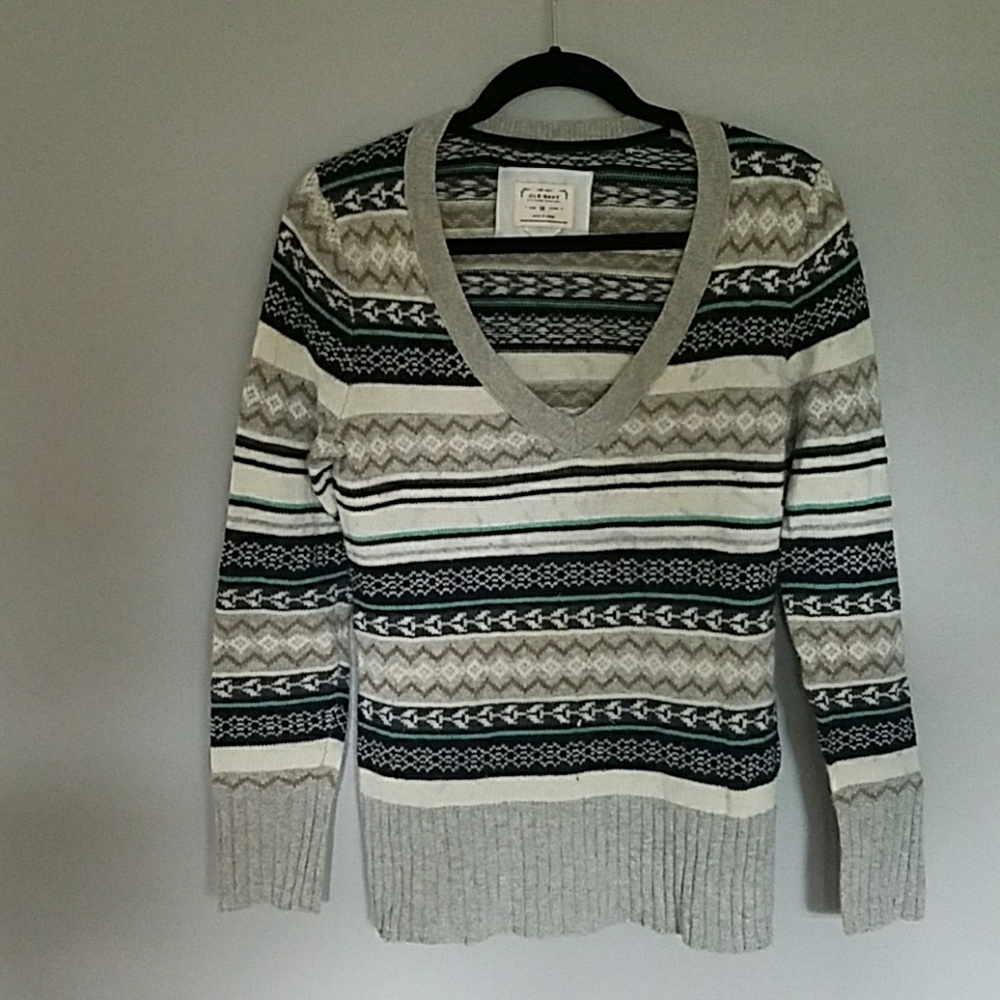 V-neck sweater