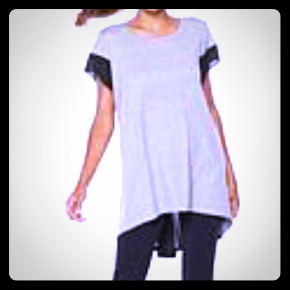 "Serena Williams" White & Black Tunic