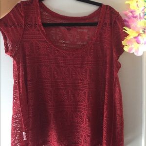 American Eagle sheer blouse