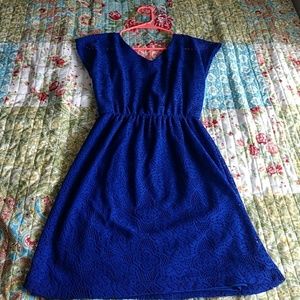 Blue dress