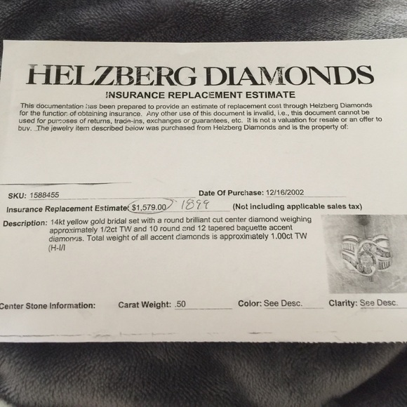 Wedding Ring 14 kt yellow gold Helzberg Diamonds - Picture 5 of 5