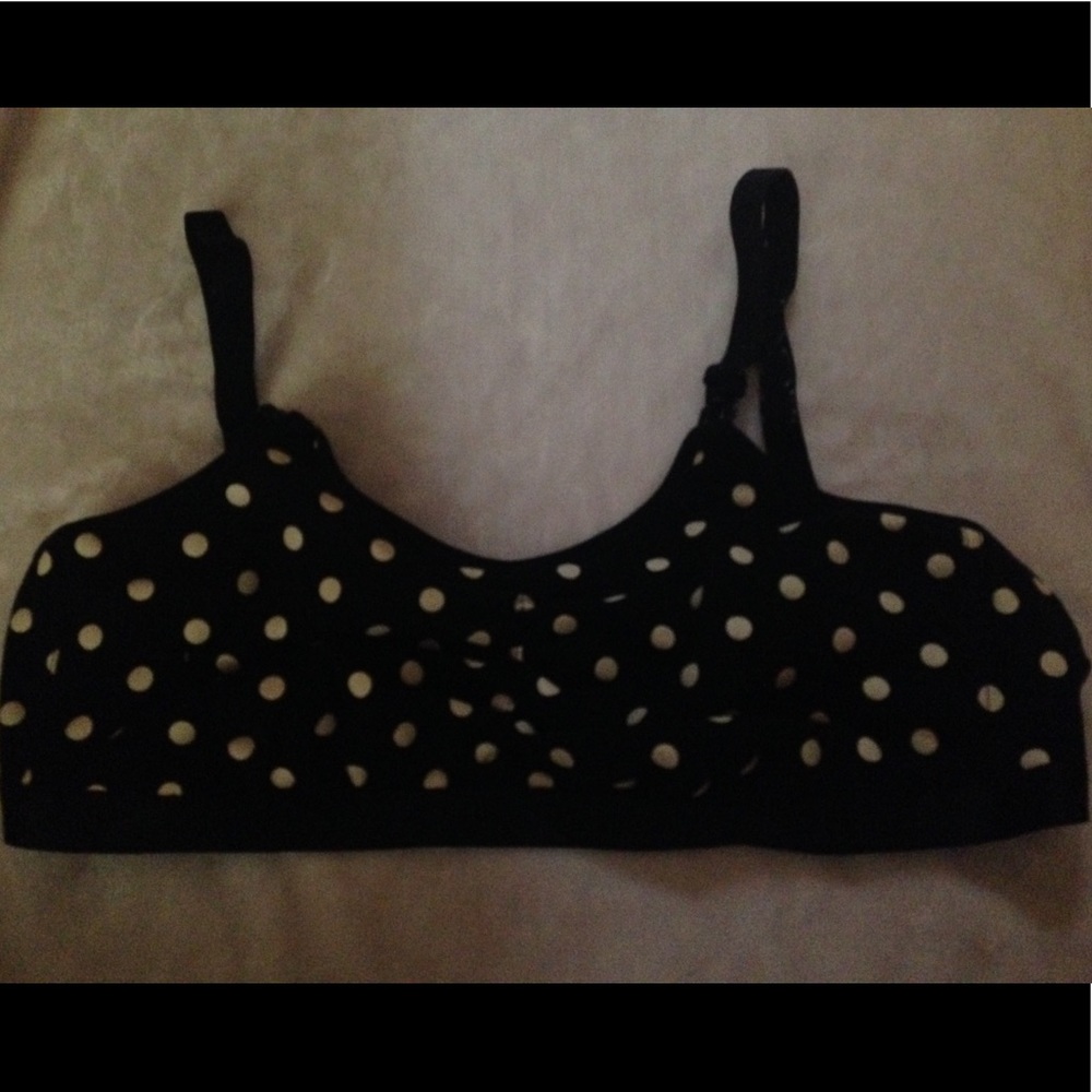 Polka dot nursing bra , size X-large
