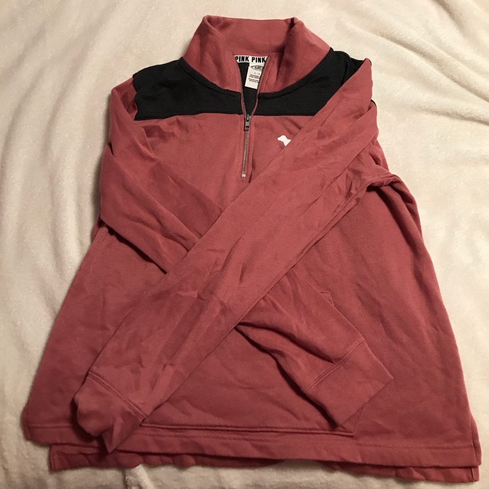 NEVER WORN VS Pink Quarter-Zip