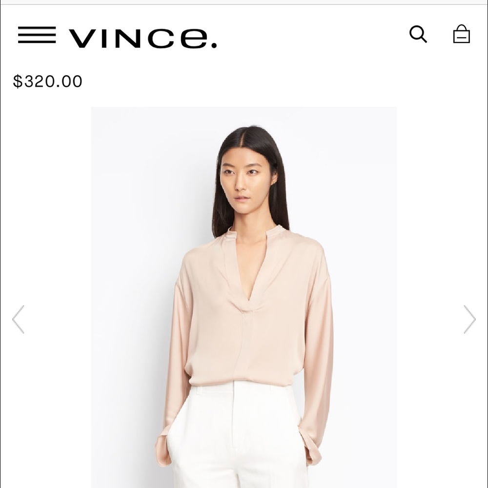 ⚡️SALE⚡️Vince 100% Silk blouse. Tags still on!