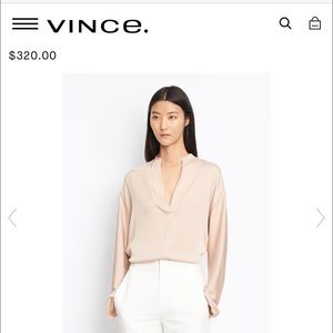 ⚡️SALE⚡️Vince 100% Silk blouse. Tags still on!